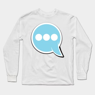 Chat Bubble Long Sleeve T-Shirt